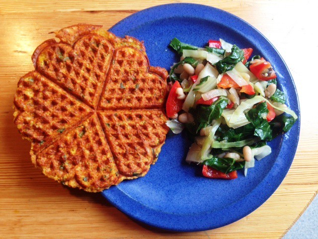 Low carb, high protein waffle