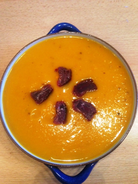 Pumpkin and parsnip soup