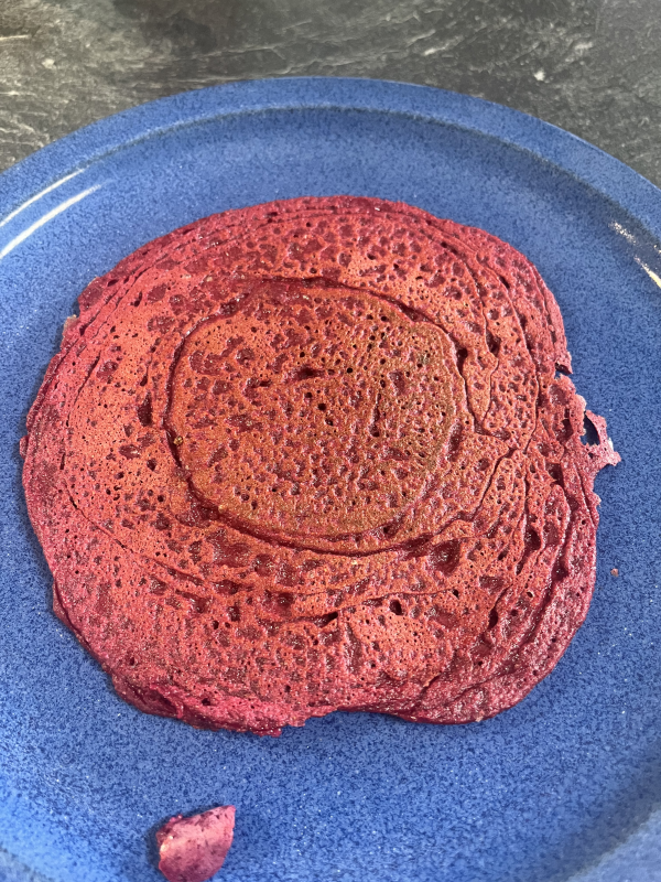 rote Beete - Pfannkuchen