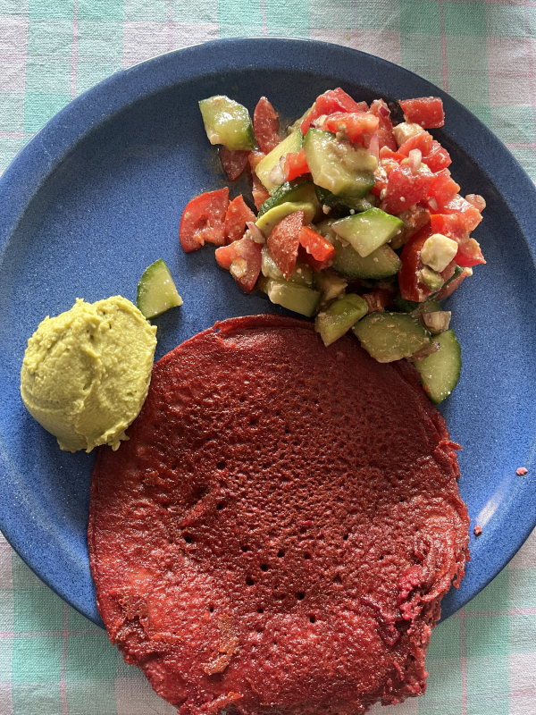 rote Beete - Pfannkuchen